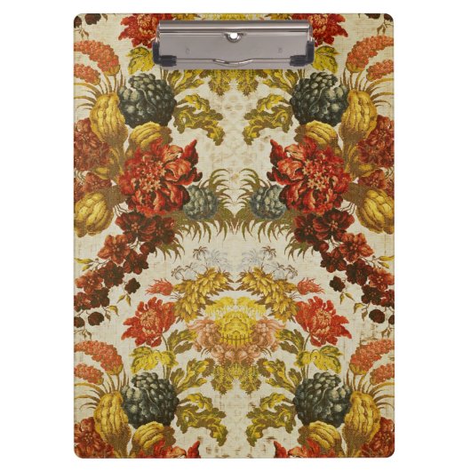 Porte-bloc Textile avec un motif floral de répétition (Devant)