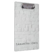 Porte-bloc Texture architecturale Brique blanche (Swatch)