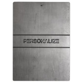 Porte-bloc Texture balayée en métal (Dos)