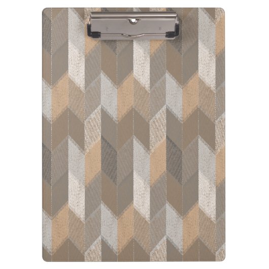Porte-bloc Texturé Bleu, Jaune, Chevron Olive. (Devant)