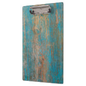 Porte-bloc Texture bleue patinée fraîche en bois de peinture (Gauche)
