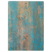 Porte-bloc Texture bleue patinée fraîche en bois de peinture (Dos)