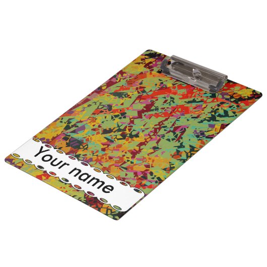 Porte-bloc Texture colorée de trous (Incliné)