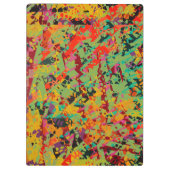 Porte-bloc Texture colorée de trous (Dos)