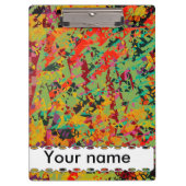 Porte-bloc Texture colorée de trous (Devant)