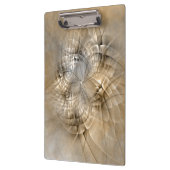Porte-bloc Texture d'art fractal moderne abstrait Tons de Ter (Gauche)