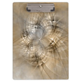 Porte-bloc Texture d'art fractal moderne abstrait Tons de Ter (Devant)