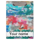 Porte-bloc Texture de crayons (Devant)