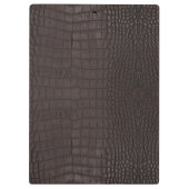 Porte-bloc Texture de l'alligator Brown (Dos)