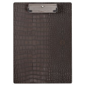 Porte-bloc Texture de l'alligator Brown (Devant)