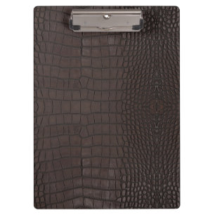 Porte-bloc Texture de l'alligator Brown