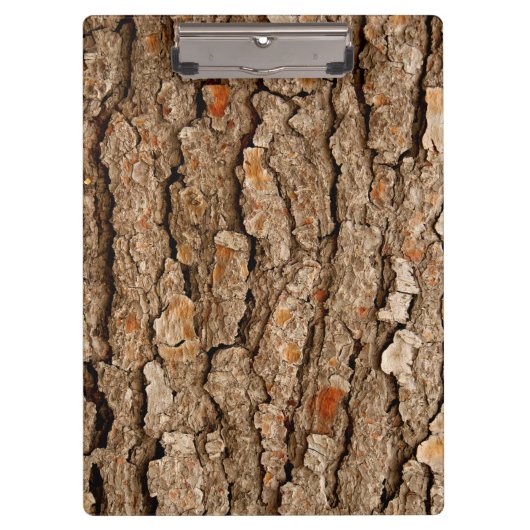 Porte-bloc Texture de l'écorce de pin (Devant)