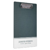 Porte-bloc Texture de lin bleu-gris (Swatch)