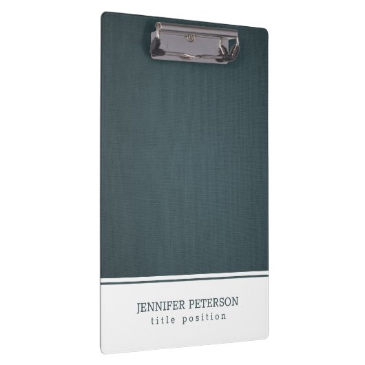 Porte-bloc Texture de lin bleu-gris (Swatch)