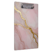 Porte-bloc Texture de marbre doré et rose (Swatch)
