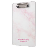 Porte-bloc Texture de marbre rose doux (Gauche)