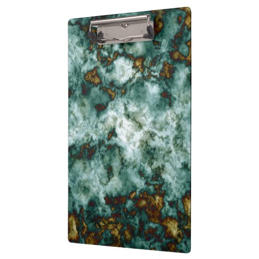 Porte-bloc Texture de marbre verte avec des veines (Gauche)