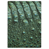 Porte-bloc Texture de peau d'alligator vert (Dos)