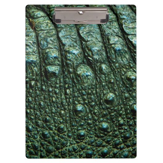 Porte-bloc Texture de peau d'alligator vert (Devant)