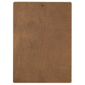 Porte-bloc Texture en cuir Brown (Dos)