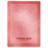 Porte-bloc Texture en verre chatoyant rouge iridescente (Dos)