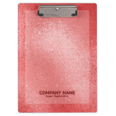 Porte-bloc Texture en verre chatoyant rouge iridescente (Devant)