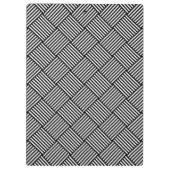 Porte-bloc Texture vérifiée géométrique (Dos)