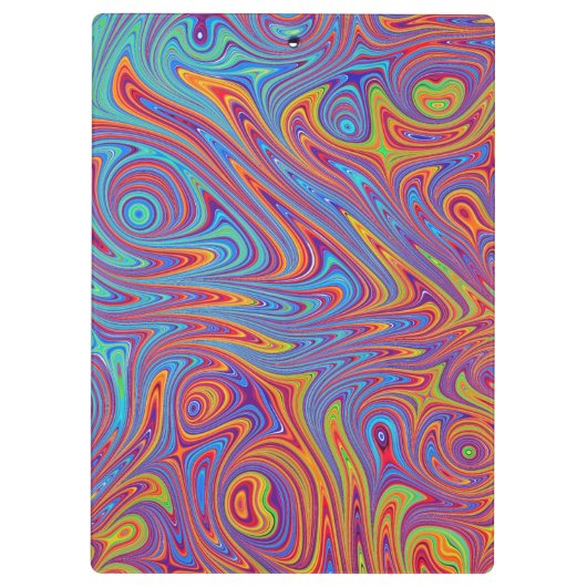 Porte-bloc textures psychodeliques (Dos)