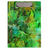 Porte-bloc Textures vertes complexes (Devant)