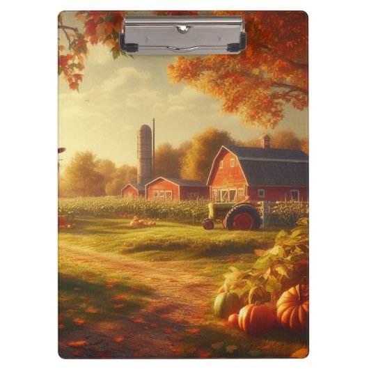 Porte-bloc Thanksgiving/Automne/Automne/Automne sur la ferme (Devant)