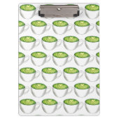 Porte-bloc Thé japonais Matcha Green Latte Teacup Foin (Devant)