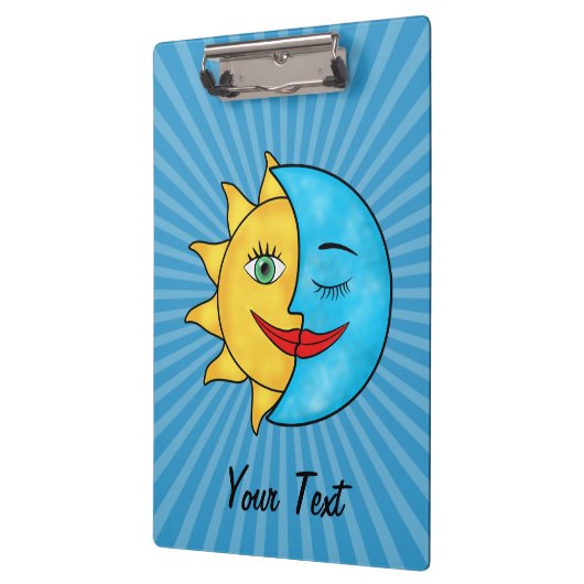 Porte-bloc Thème céleste Soleil Lune (Gauche)