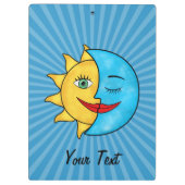 Porte-bloc Thème céleste Soleil Lune (Dos)