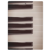 Porte-bloc Thème de clavier de piano (Dos)