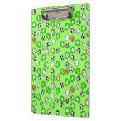 Porte-bloc Thème de football avec chemises vertes (Gauche)