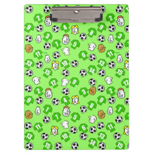 Porte-bloc Thème de football avec chemises vertes