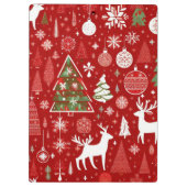 Porte-bloc Thème de Noël Flambeaux de Noël (Dos)