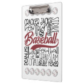 Porte-bloc Thème du baseball (Gauche)