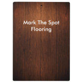 Porte-bloc Thème en bois de plancher (Dos)