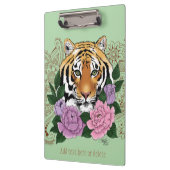 Porte-bloc Tiger Henna rose violet (Gauche)