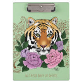 Porte-bloc Tiger Henna rose violet (Devant)