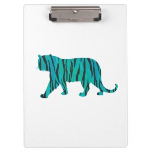 Porte-bloc Tiger noir et Turquoise