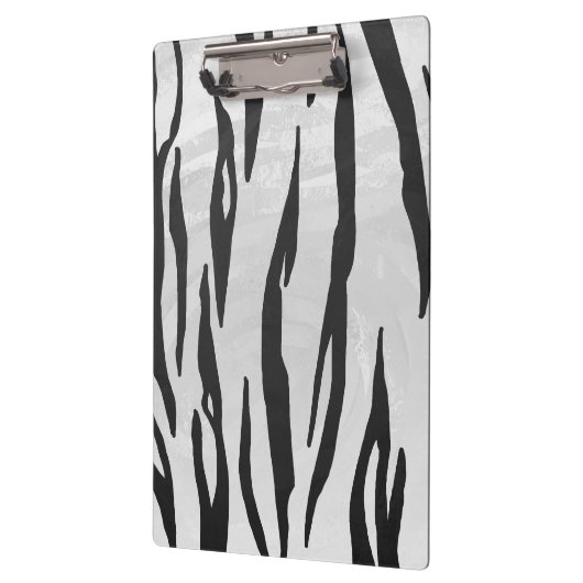 Porte-bloc Tigre Monogramme noir et blanc (Gauche)