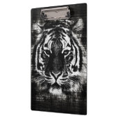 Porte-bloc Tigre noir et blanc #2 (Gauche)