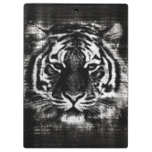 Porte-bloc Tigre noir et blanc #2 (Dos)