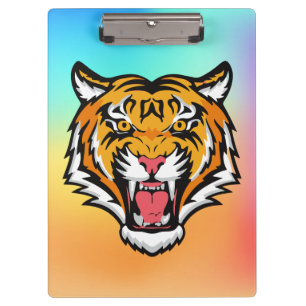 Porte-bloc Tigre torche tête-25818