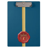 Porte-bloc Timbre Motif Monogramme Moderne (Devant)