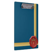 Porte-bloc Timbre Motif Monogramme moderne et élégant #3 (Swatch)