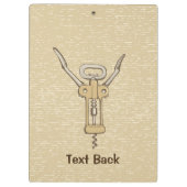 Porte-bloc Tire-bouchon (Dos)