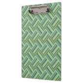 Porte-bloc Tissage de bandes vert olive (Gauche)